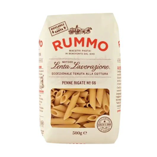 Penne Rigate Nº66 Rummo en paquete de 500 g
