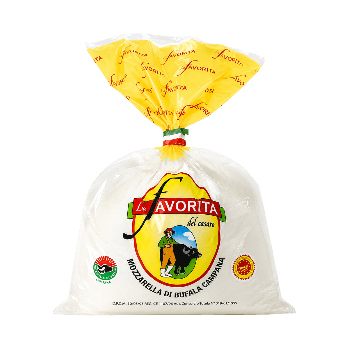 MOZZARELLA DI BUFALA 250GR - LA FAVORITA DEL CASARO