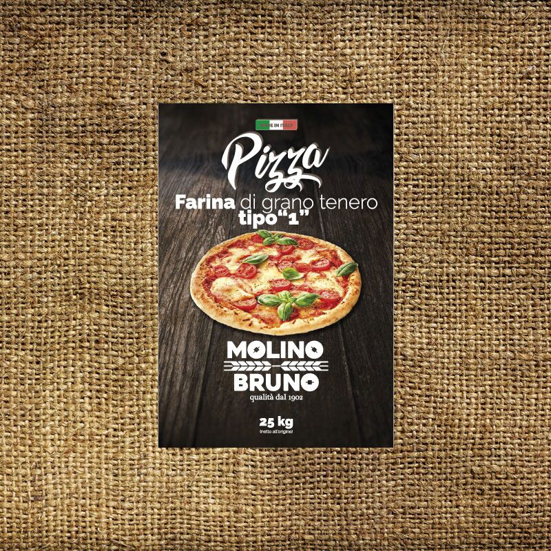 Farina Tipo 1 Pizza 25 Kg Molino Bruno