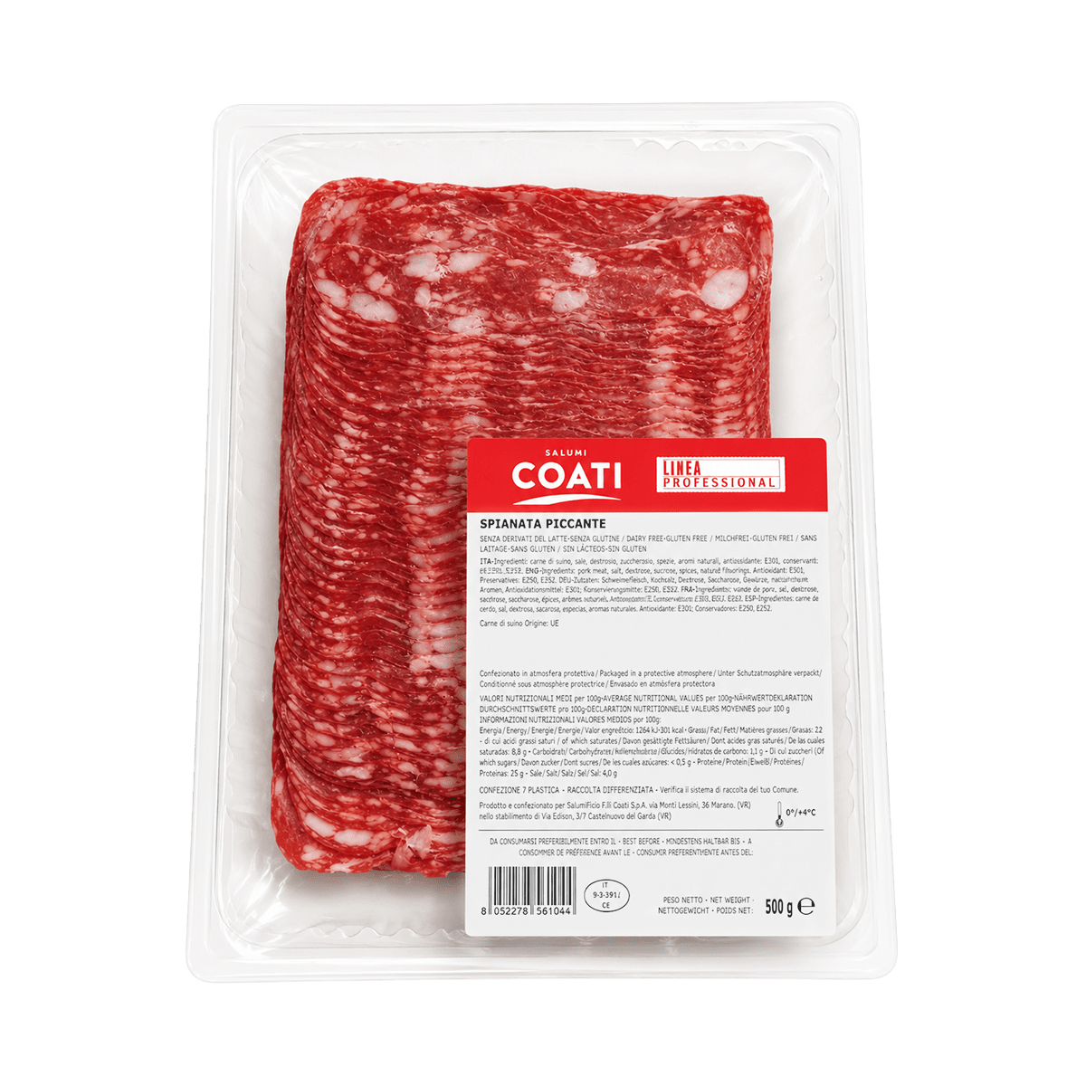 SPIANATA PICCANTE LONCHEADA 500GR - COATI