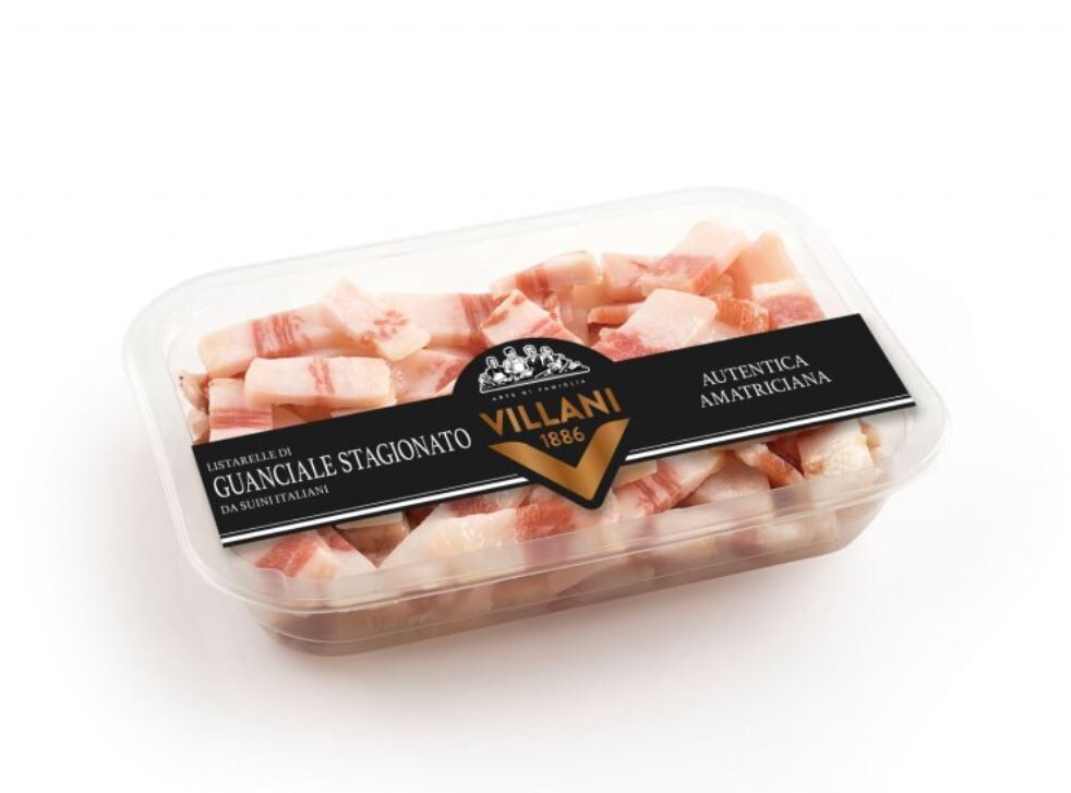 Guanciale Strips with Pepper 120g from "Villani"