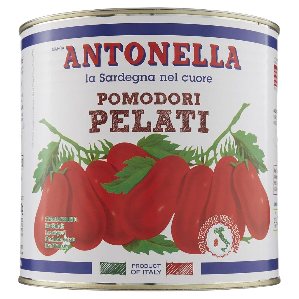 Los tomates enteros pelados Antonella son el ingrediente ideal para cualquier receta de pizza o plato italiano. Estos tomates son pelados y envasados en su propio jugo, lo que permite conservar su sabor auténtico y su textura jugosa y firme. Los pizzeros y cocineros experimentados saben que la calidad de los ingredientes es esencial para crear platillos de primera calidad. Es por eso que Antonella ha sido la marca preferida por muchos chefs en todo el mundo.
