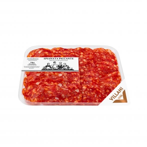 Salame Spianata Piccante Sliced from "Villani" 110g