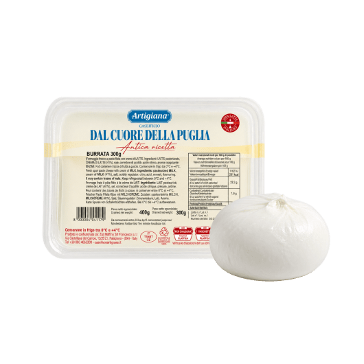 Burrata Artesanal Artigiana de 300 g