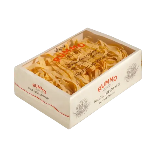 Tagliatelle al Huevo Nº132 Rummo en nidos, paquete de 250 g