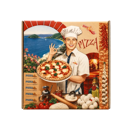 Caja para pizza Astucci de 30 × 30 cm