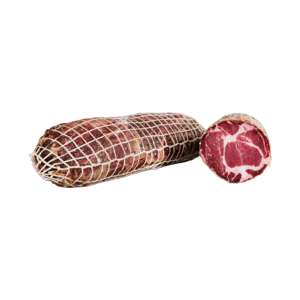 Capocollo dulce Corbisiero pieza de 1,6 kg aproximadamente