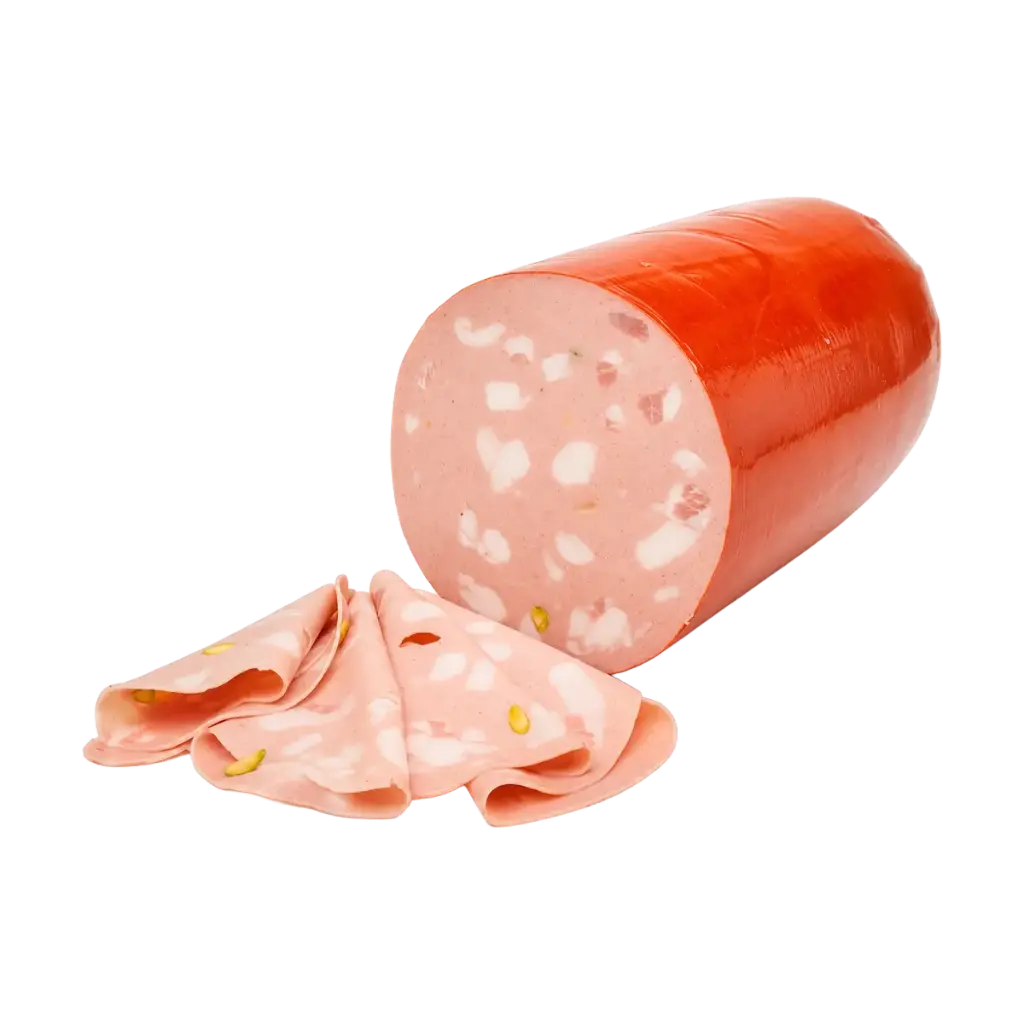 Mortadela Bologna IGP Rosafina con pistachos Comal de 3,5 kg