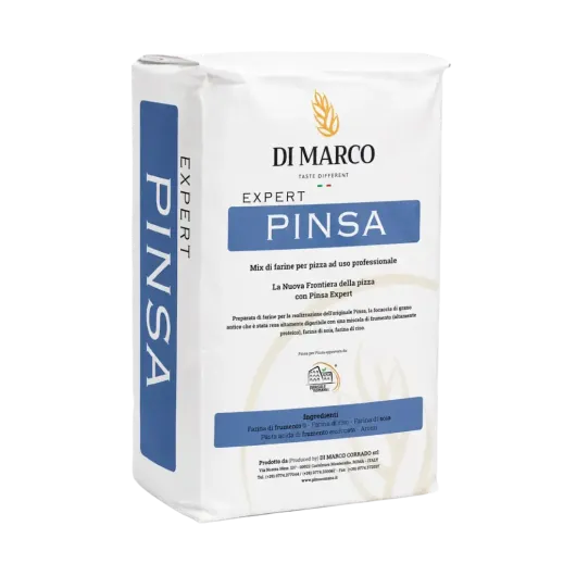 Harina Pinsa Romana Expert Blu de Di Marco, saco profesional de 25 kg para elaborar pinsa romana.