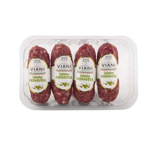 SALAME PRIMAVERA 150g x 4pz vaschetta atp 600g Approx VIANI